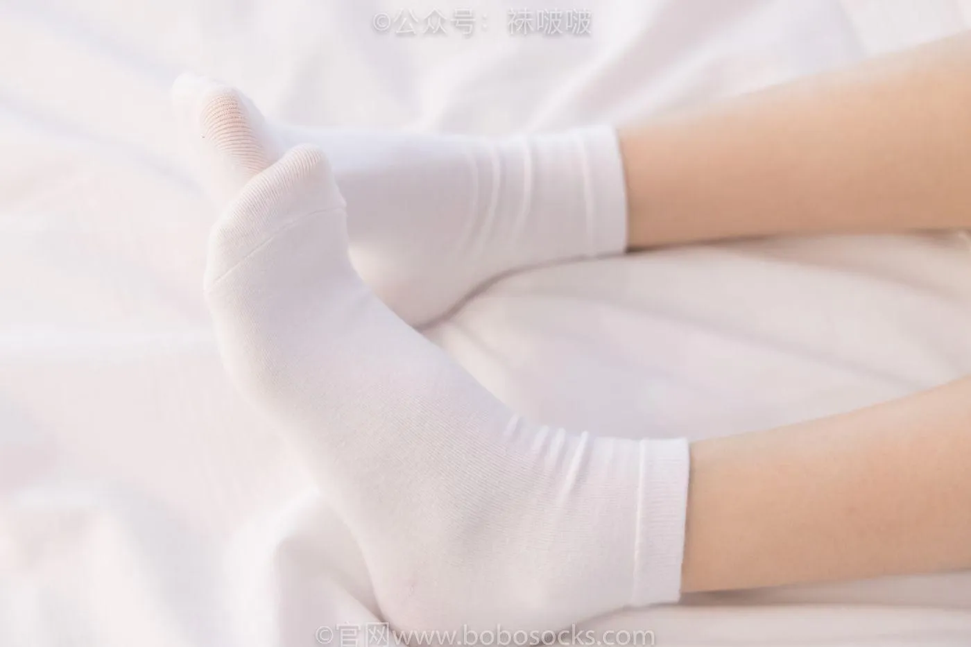 [BoBoSocks袜啵啵]NO.073 稚予-贝壳头、白棉袜、裸足 [145P]插图5